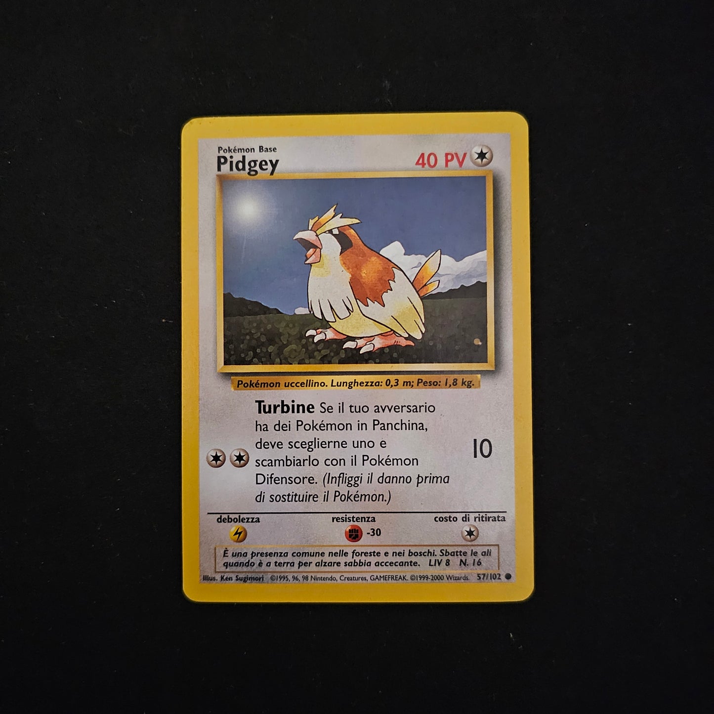 Pidgey 57/102 ITA Good