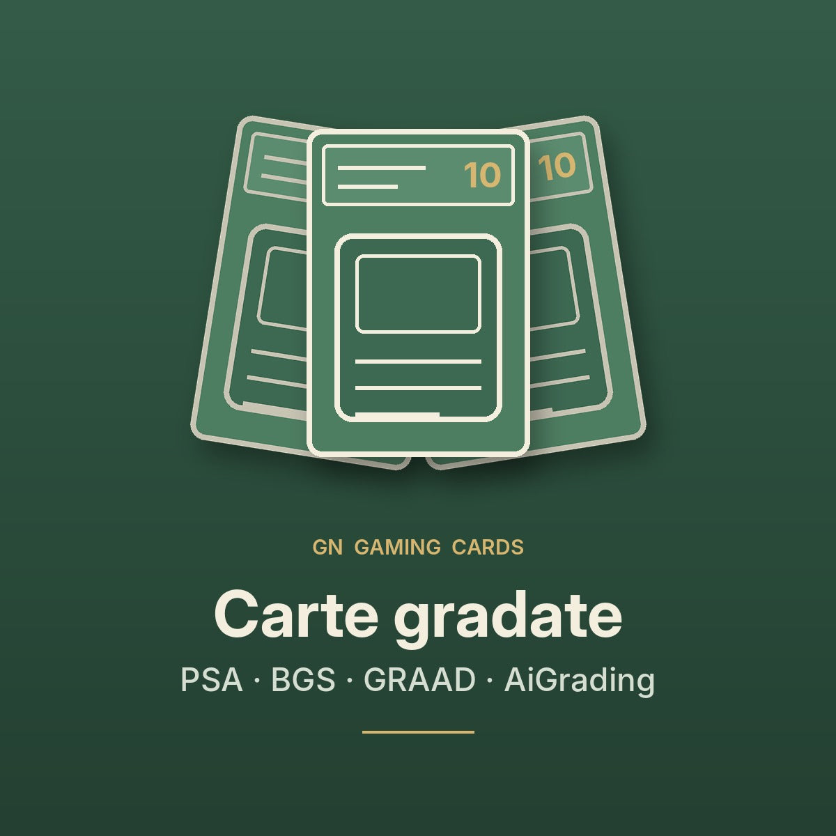 Carte gradate PSA, BGS, GRAAD, AiGrading