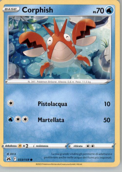 Corphish 033/159 ITA NM