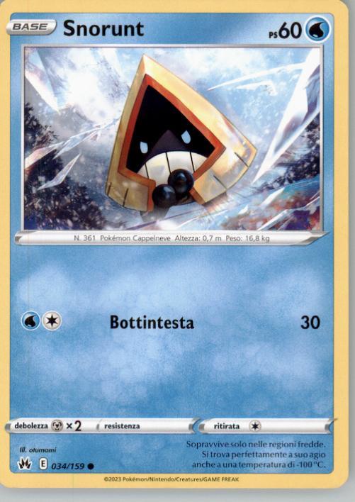 Snorunt 034/159 ITA NM