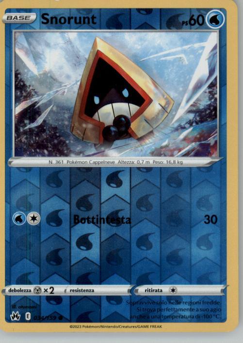 Snorunt 034/159 R ITA NM