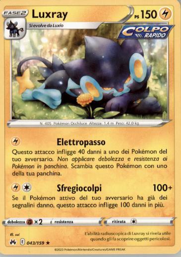 Luxray 043/159 ITA NM
