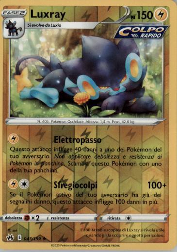 Luxray R 043/159 ITA NM
