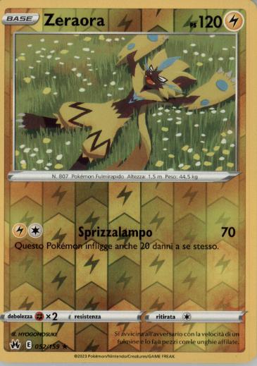 Zeraora 052/159 ITA NM
