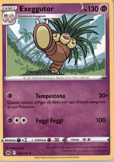 Exeggutor 058/159 ITA NM
