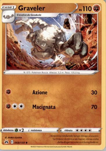 Graveler 068/159 ITA NM