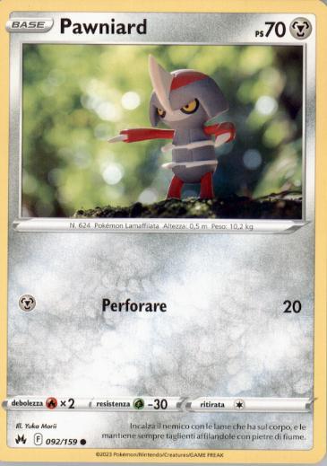 Pawniard 092/159 ITA NM
