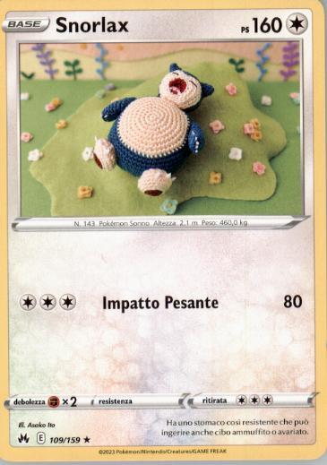 Snorlax 109/159 ITA NM