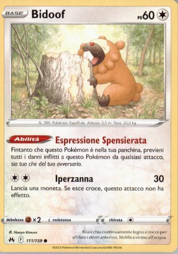 Bidoof 111/159 ITA NM