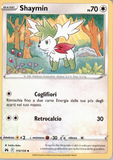 Shaymin 115/159 ITA NM