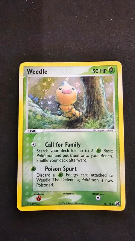 Pokèmon - Raichu - 12 - Holo - Ex rossofuoco e Verdefoglia, Weedle - 86 - Holo - Ex rossofuoco e Verdefoglia, Pokèmon - Gastly - 63 - Holo - Ex rossofuoco e Verdefoglia , Pokèmon - Zoroark ex di N - 286 - ASC