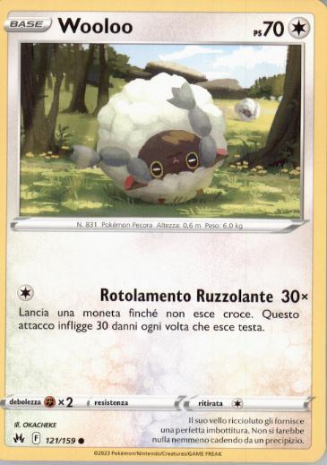 Wooloo 121/159 ITA NM