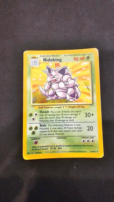 Pokémon - Nidoking - 11 - Holo - Base
