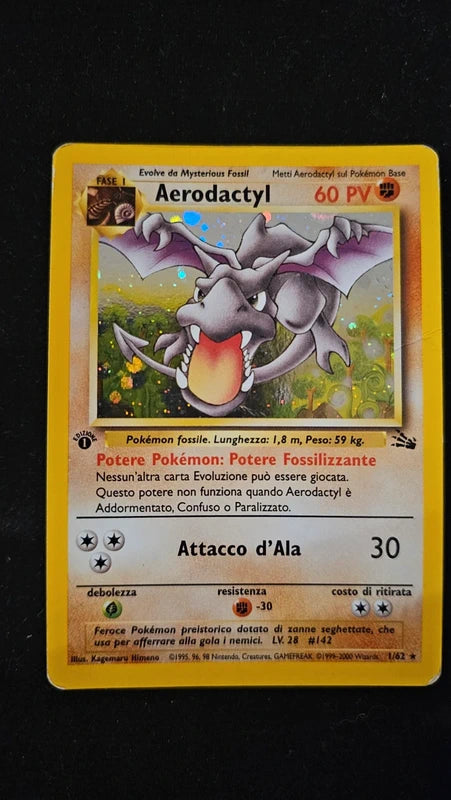 Pokèmon - Aerodactyl - 1st - 1 - Fossil