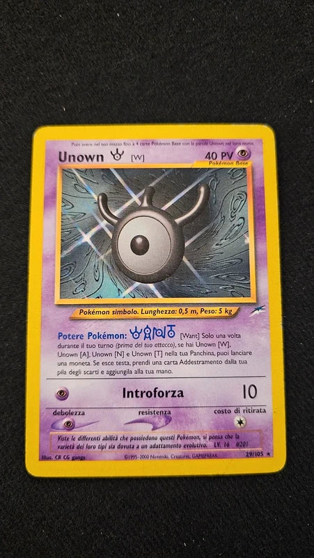 Pokèmon - Unown W - 29 - Neo destiny
