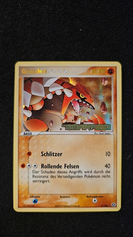 Groudon - 5 - Stamped - Ex smeraldo