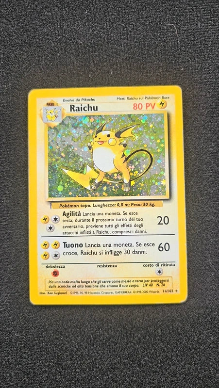 Pokèmon - Raichu - 14 - Set Base