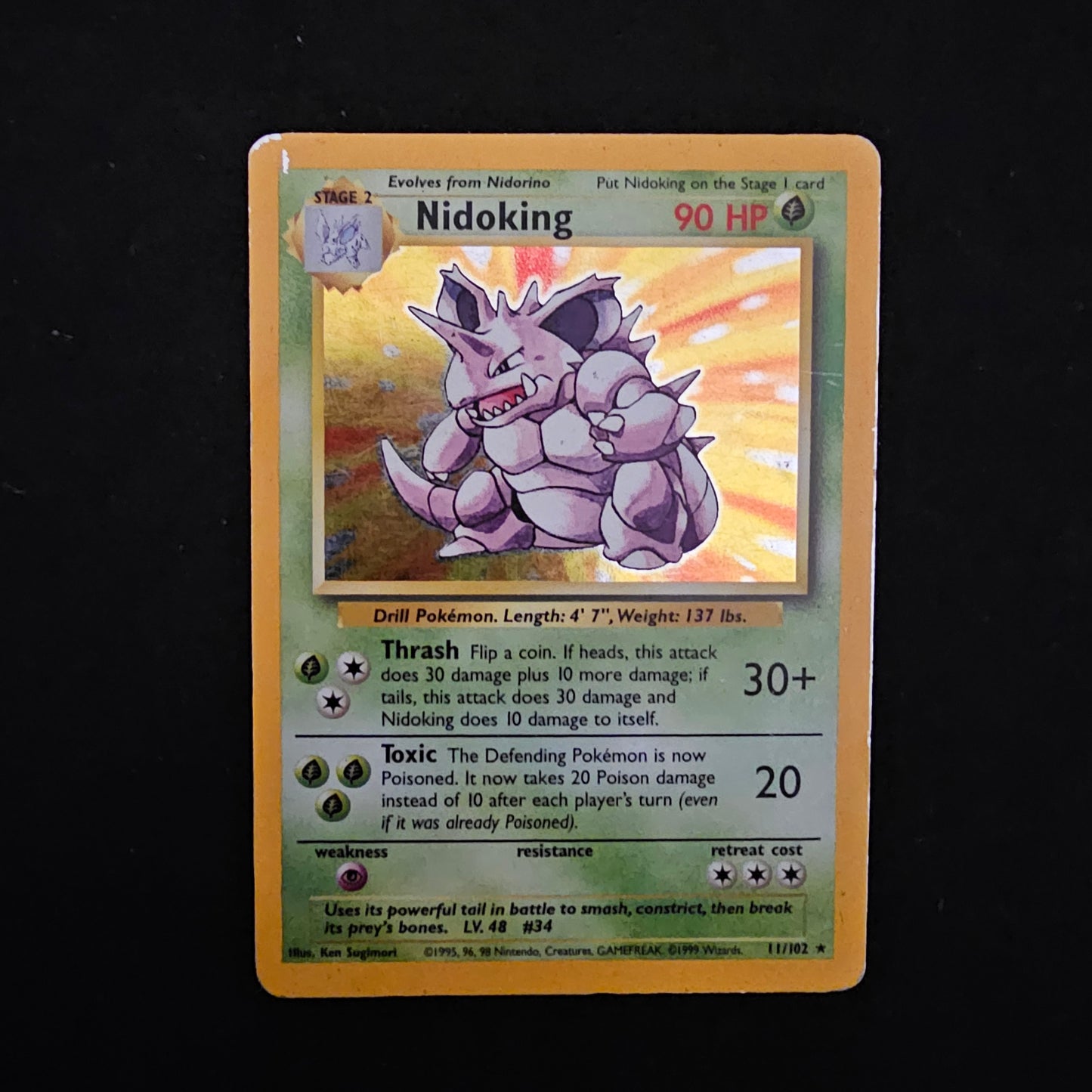 Nidoking HOLO 11/102 ITA Played