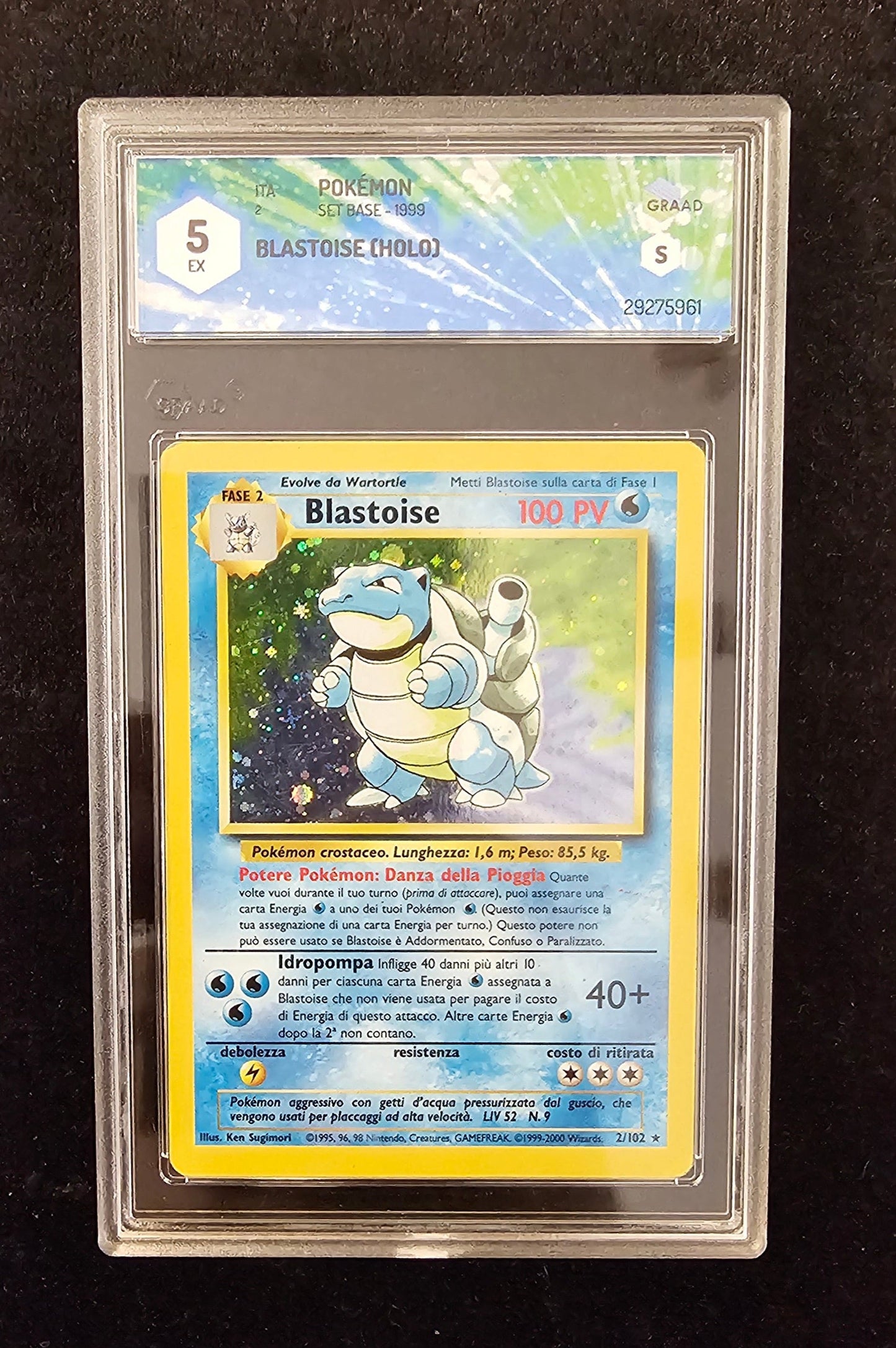 Blastoise Set Base Holo 2/102