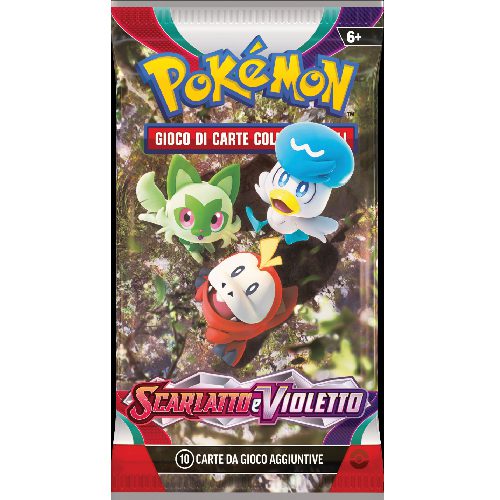 Bustina scarlatto e violetto - ITA