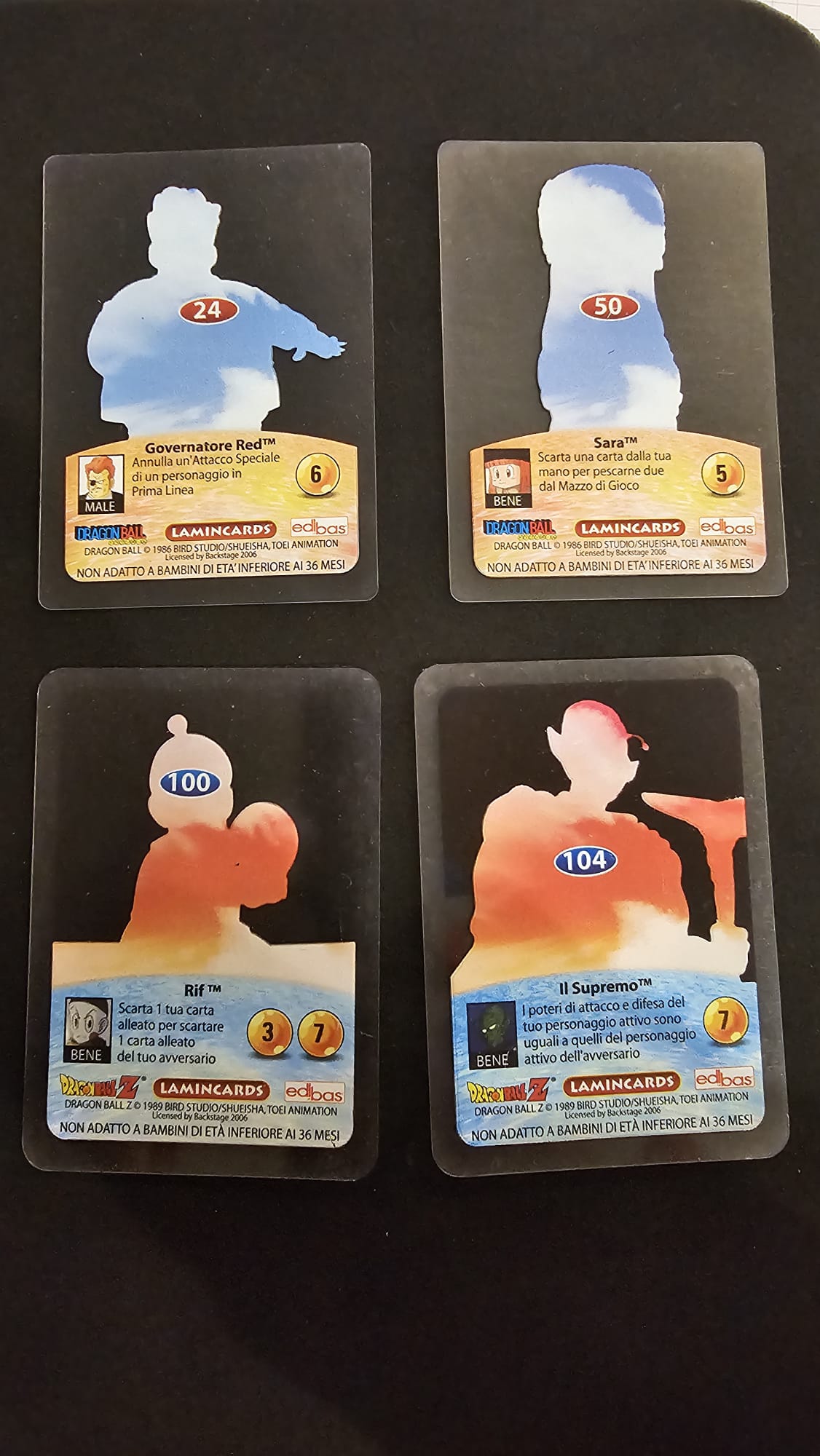 Lamincards Dragon ball - lotto