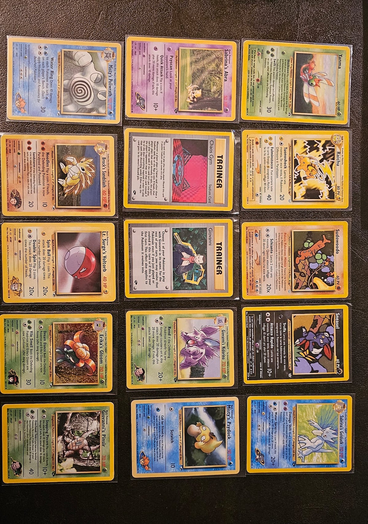 Lotto carte Pokémon