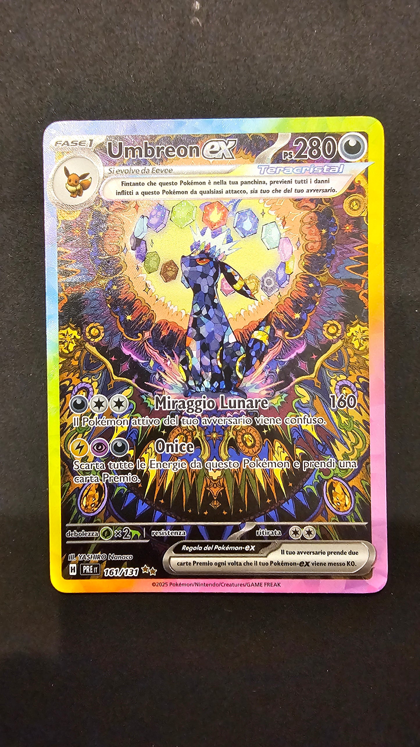 Umbreon ex - 161 - Evoluzioni Prismatiche