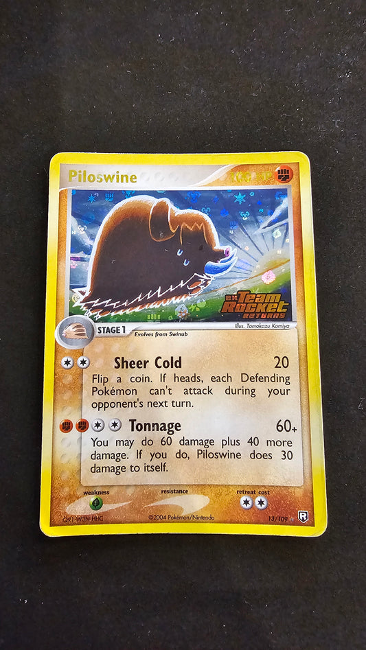 Piloswine - 13 - Stamped - Team rocket return